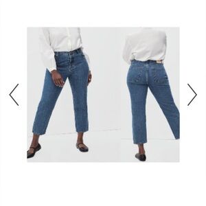 Everlane Cheeky Curvy 90s Straight Leg Ankle Jeans